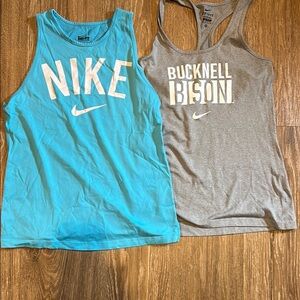 Nike and Bucknell Bison Tank Tops